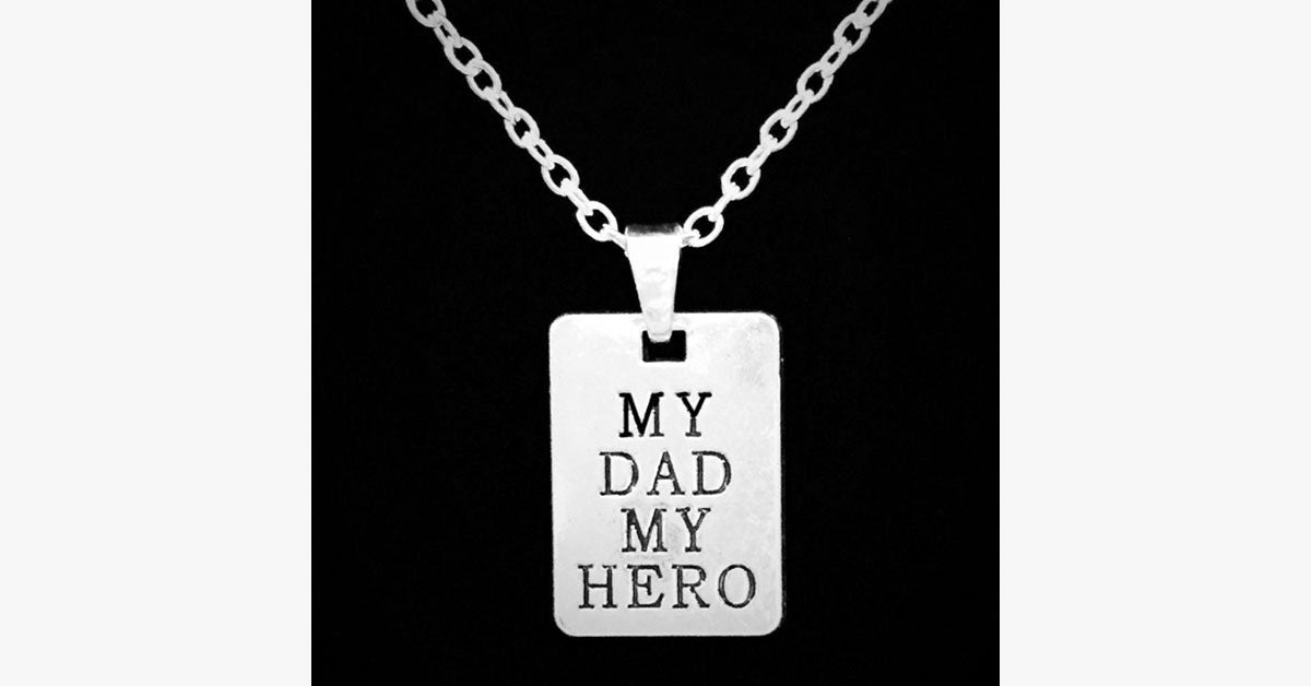 My Dad My Hero Pendant