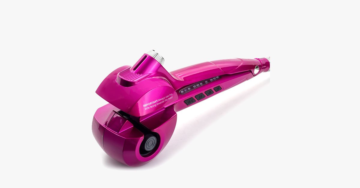 New Generation Ceramic Automatic Hair Steam Curler – Curl for Beach Waves and Much More