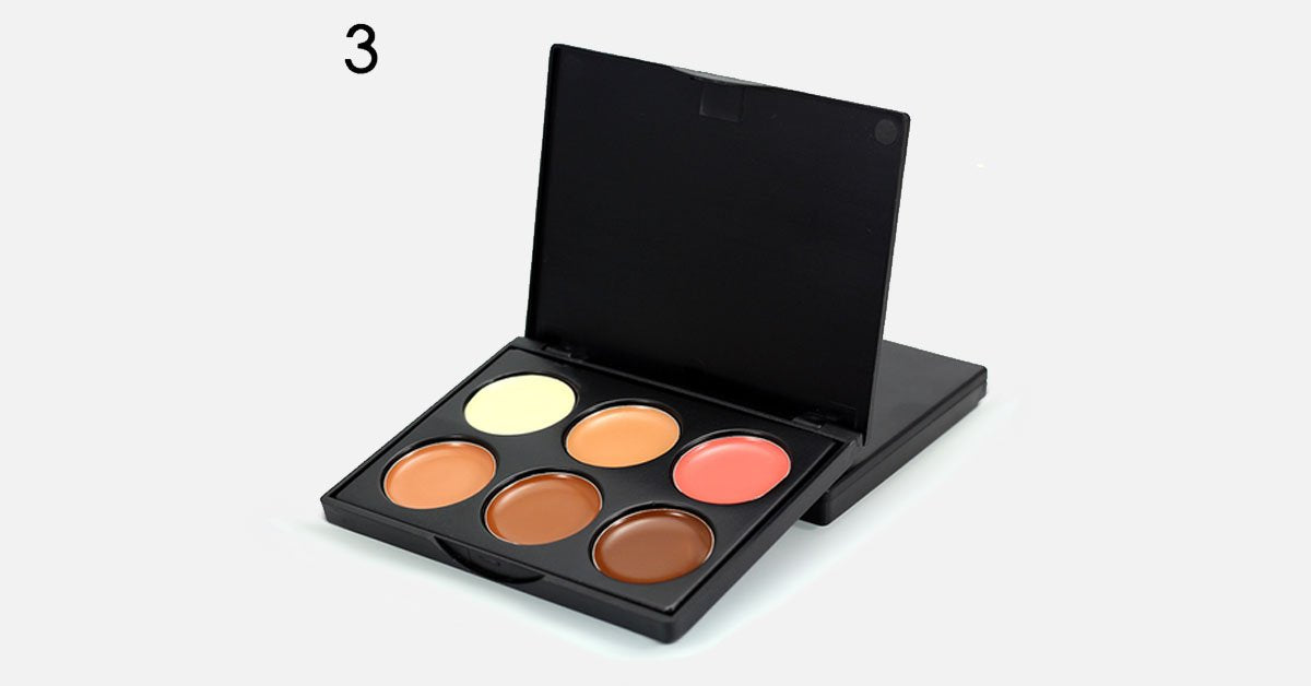 6 Color Cream Contour Palette – Get Great Coverage and a Seamless Look