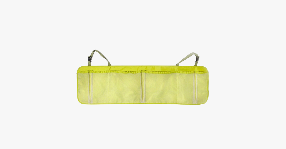 Multi-Section Car Backseat Organizer – Keeps your Car Mess Free!