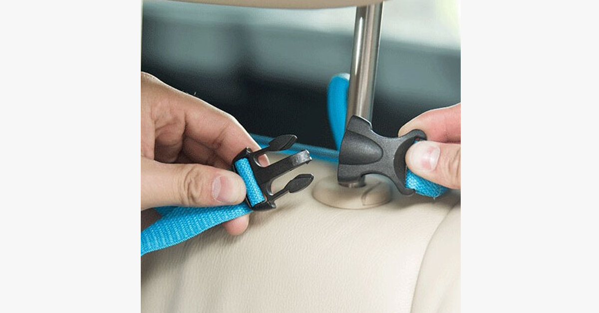 Multi-Section Car Backseat Organizer – Keeps your Car Mess Free!