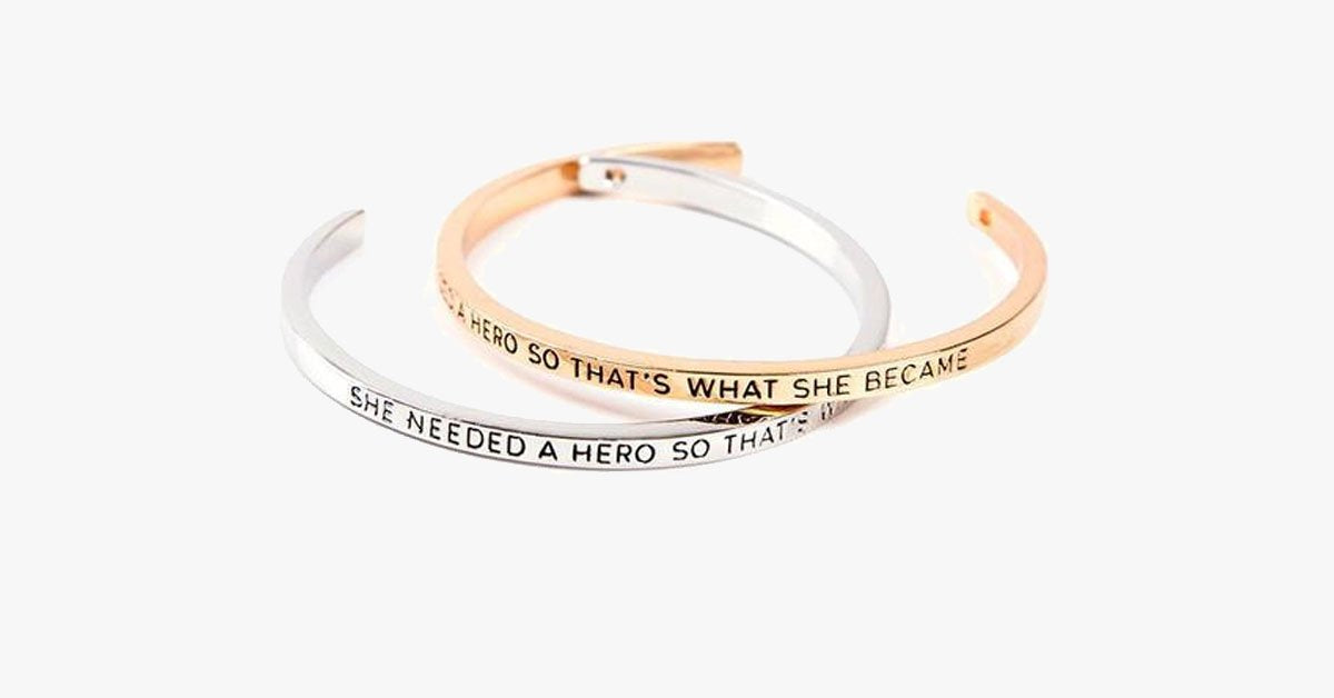 She Needed A Hero Cuff Bangle