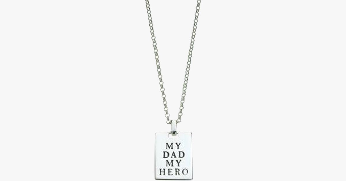 My Dad My Hero Pendant