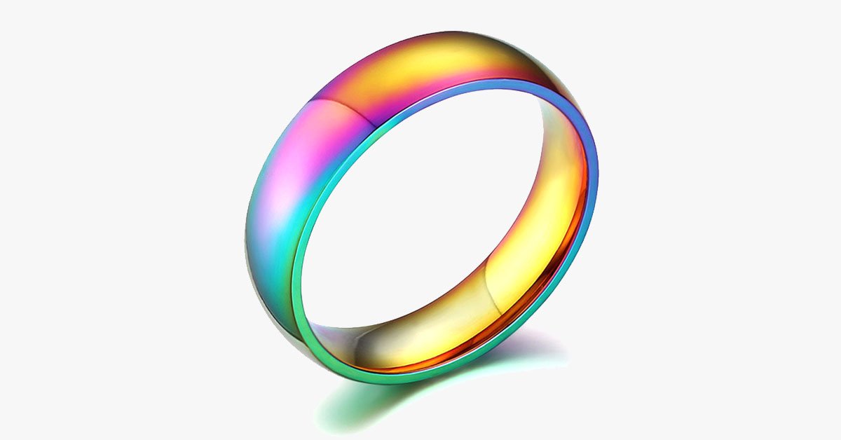 Unisex Rainbow Ring