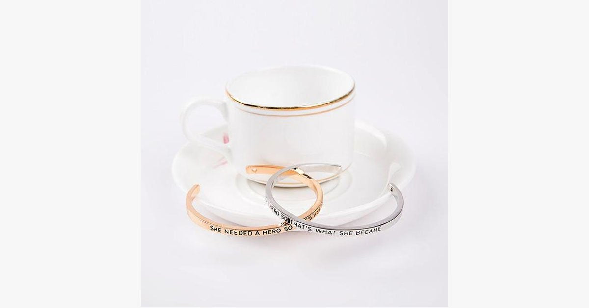 She Needed A Hero Cuff Bangle