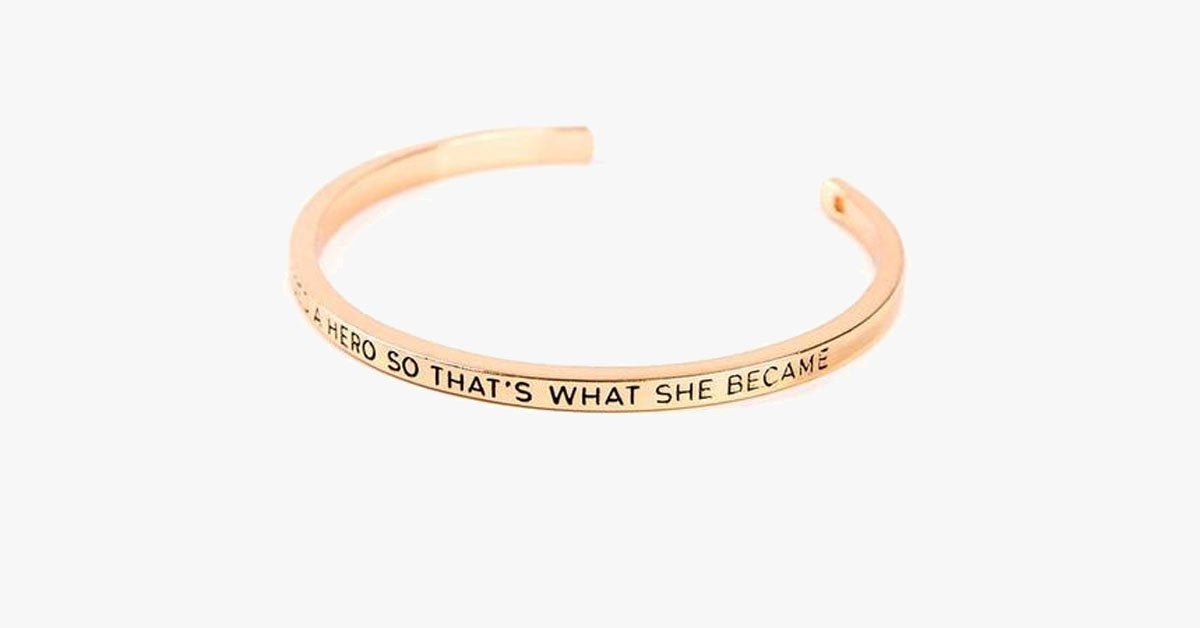She Needed A Hero Cuff Bangle