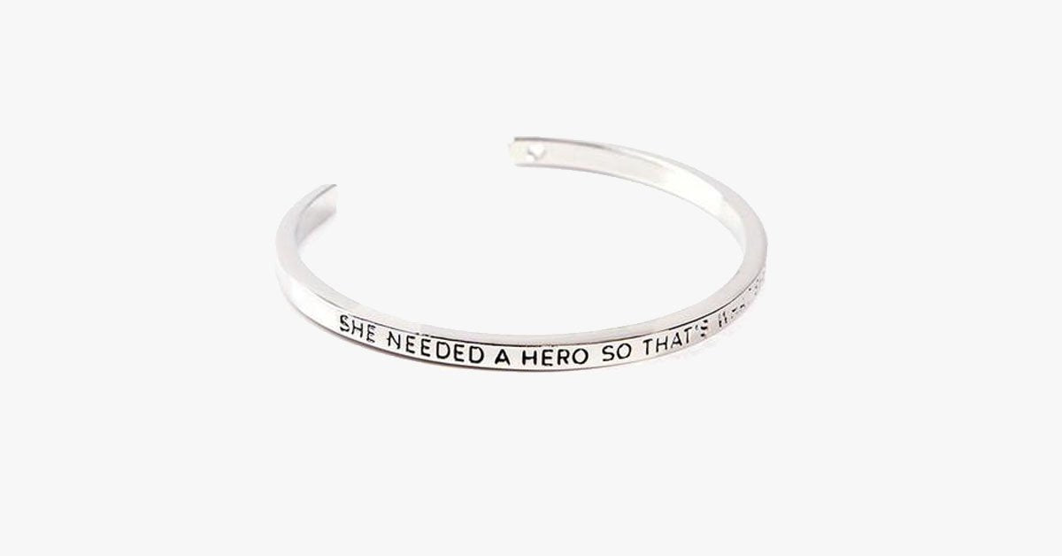 She Needed A Hero Cuff Bangle