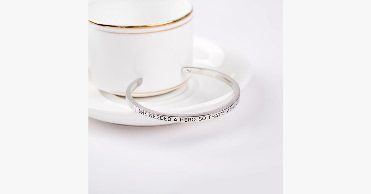 She Needed A Hero Cuff Bangle
