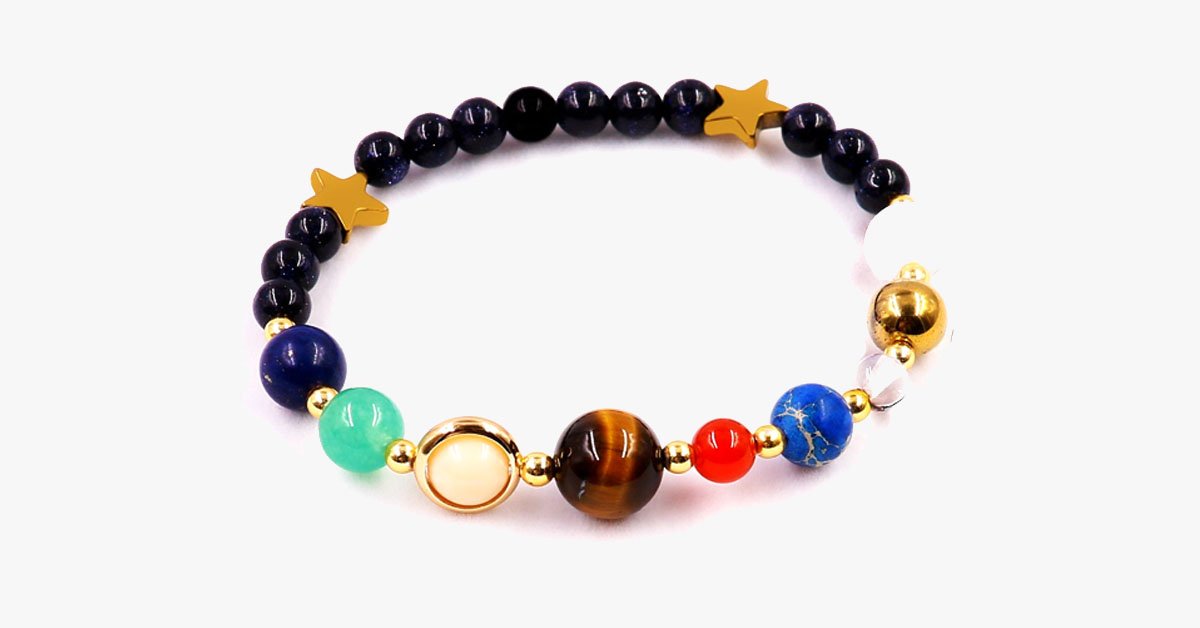 Unique Planet Bead Bracelet – Just Out of This World!