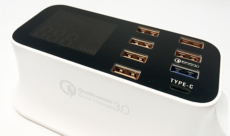 Smart 8-Port USB & Type-C Quick Charge Station - Charge Faster, Smarter and Safer