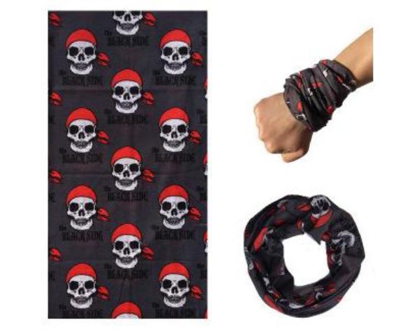 Gothic Skull Scarf for Lady or Gentleman with a Dark Side