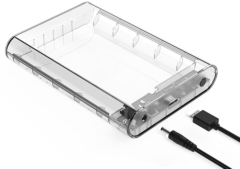Full Transparent USB3.0 Hard Drive Adapter