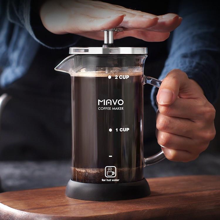 Most Durable Press Coffee Maker Made of 3 mm Thick Borosilicate Glass