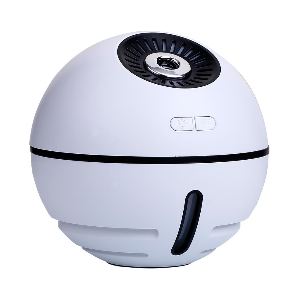 Rechargeable Mini Desk Humidifier With LED, Fan & Night Light, Also Your Power Bank