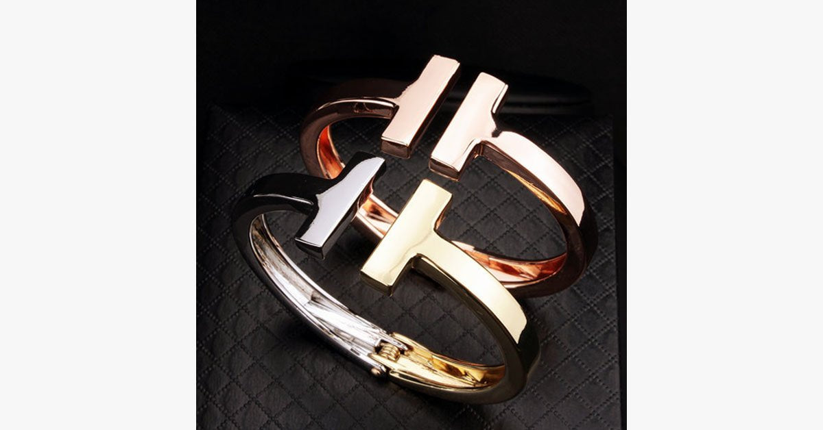T-Style Stainless Steel Bangle