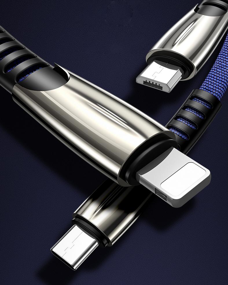 The Last USB Charger Cable You Need To Buy -- 3 in 1 Multiple Charger Cable