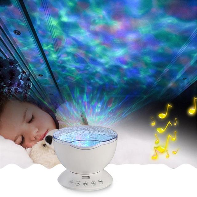 Ocean Wave Projector with Speaker