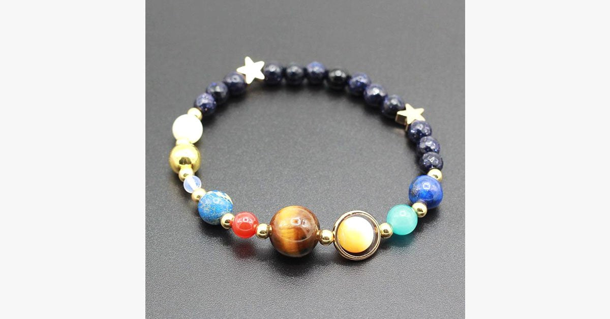 Unique Planet Bead Bracelet – Just Out of This World!