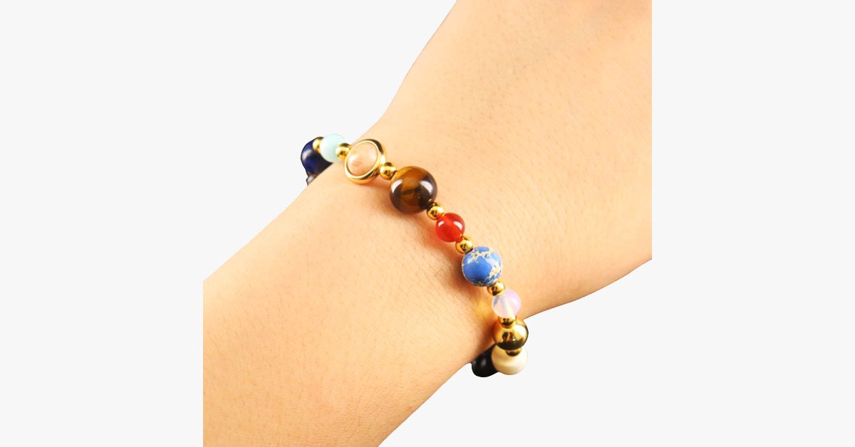 Unique Planet Bead Bracelet – Just Out of This World!