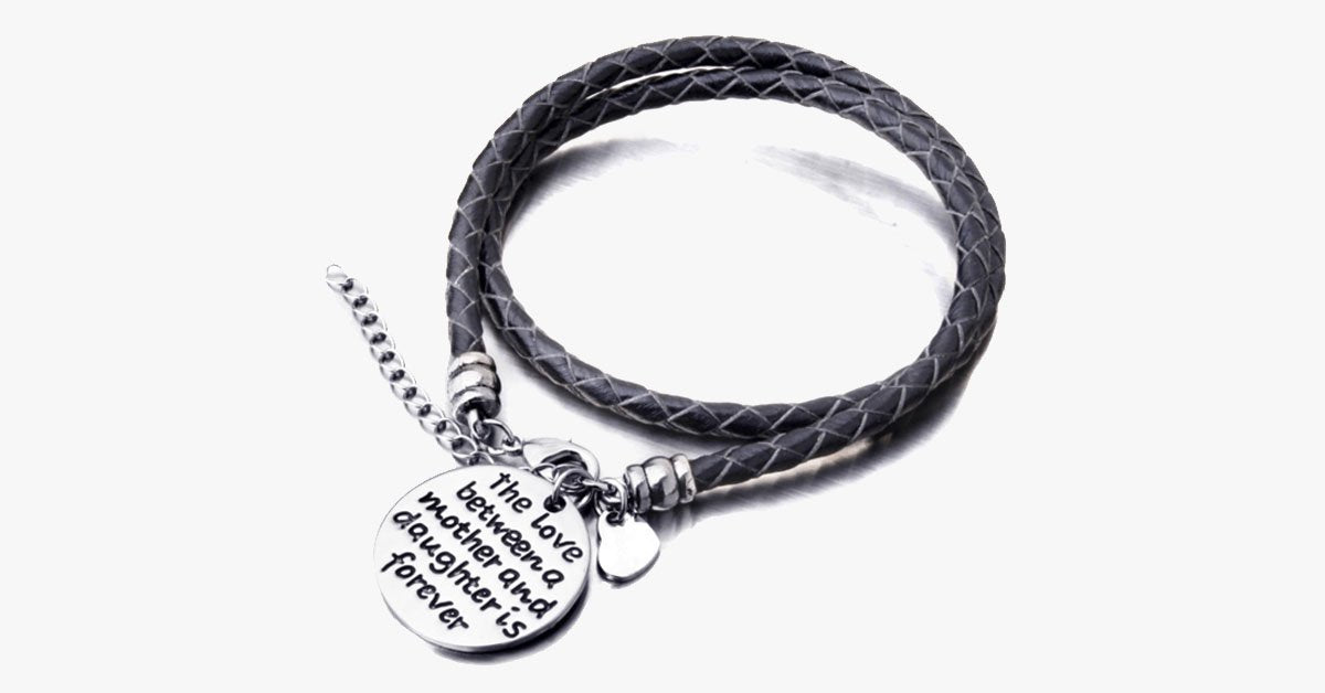 Mother and Daughter is Forever Hand Stamped Bracelet- Lobster clasp- Fashionable