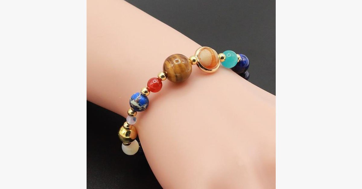 Unique Planet Bead Bracelet – Just Out of This World!