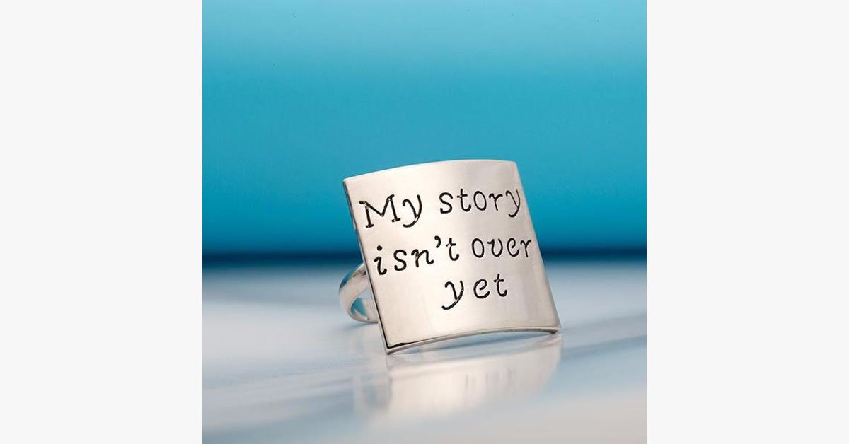 My Story Isn't Over Yet Adjustable Ring