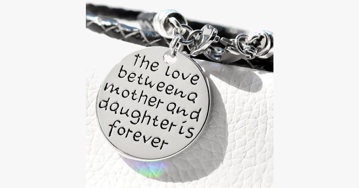 Mother and Daughter is Forever Hand Stamped Bracelet- Lobster clasp- Fashionable