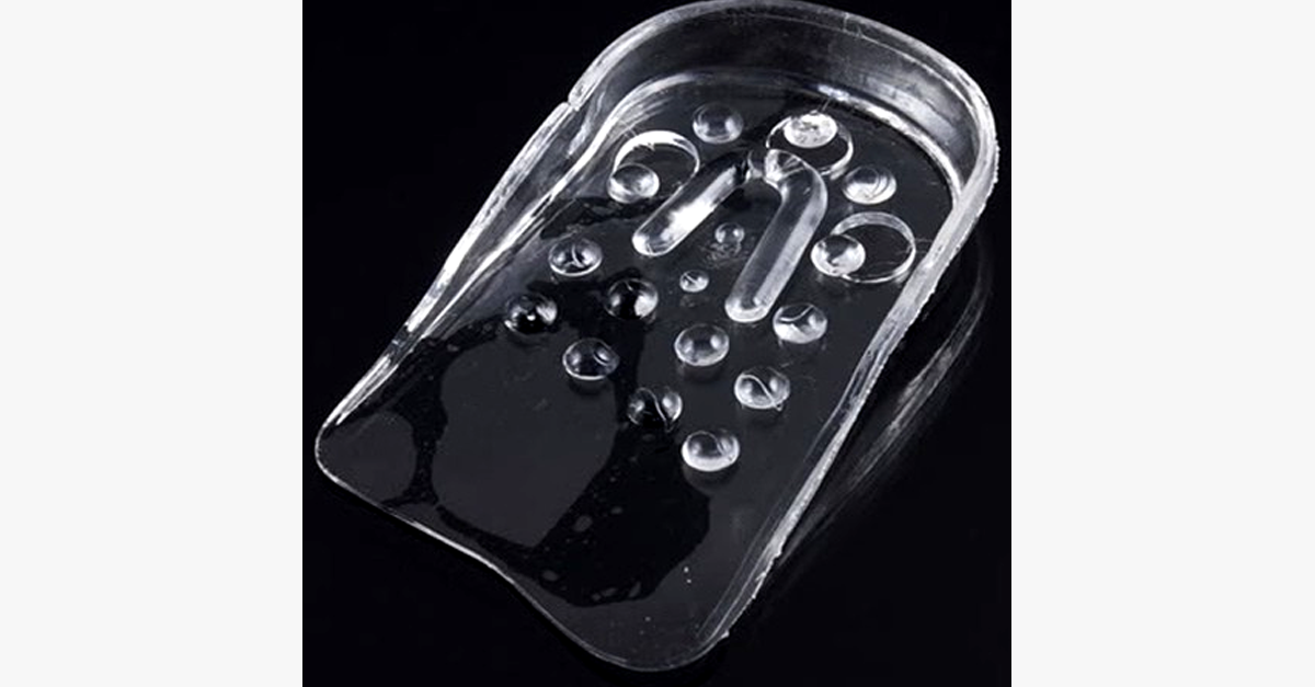 2 Pack 5 Layer Adjustable Silicone Gel Shoe Insert Pads - Making Every Step More Comfortable for You!