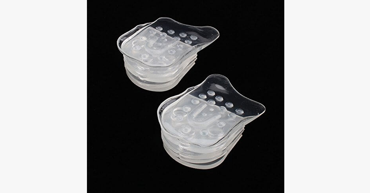 2 Pack 5 Layer Adjustable Silicone Gel Shoe Insert Pads - Making Every Step More Comfortable for You!