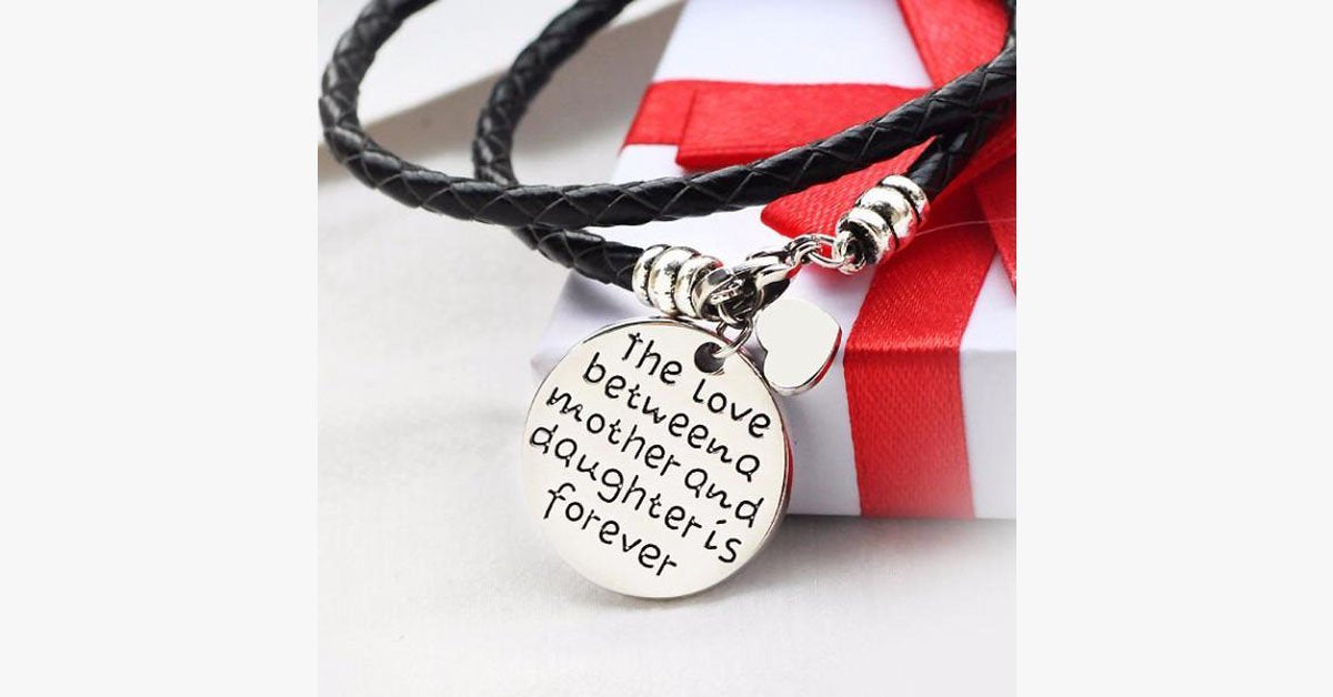Mother and Daughter is Forever Hand Stamped Bracelet- Lobster clasp- Fashionable