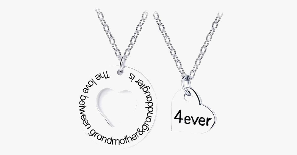 Grandmother & Granddaughter Necklace Set