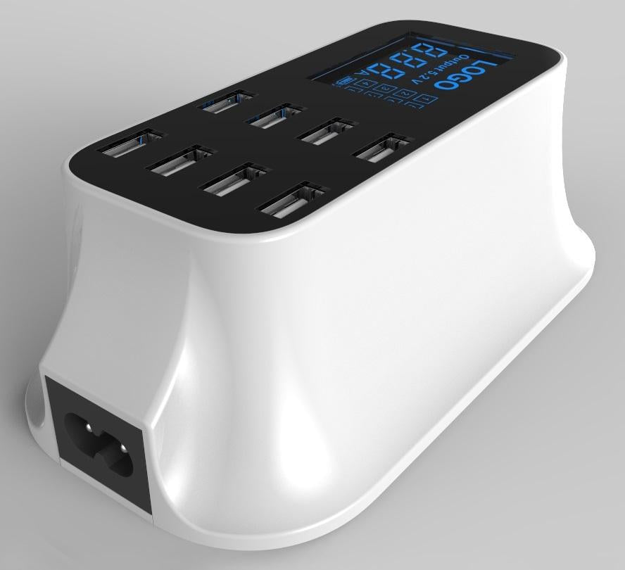 Smart 8-Port USB Charger - Charge Faster and Smarter