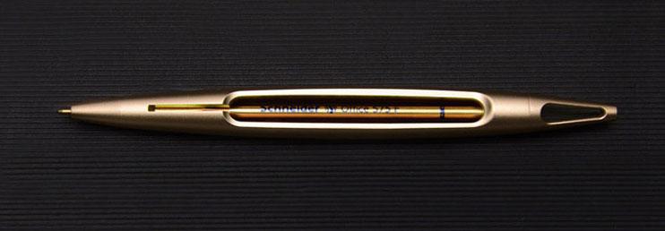 Handsome See-through Metal Ballpoint Pen That Will Accompany You for Life
