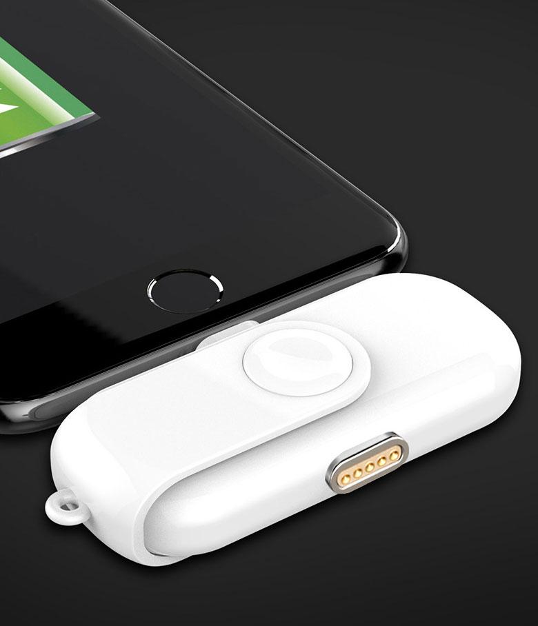 Just One Snap to Charge Your Phone with Magnetic Power Bank