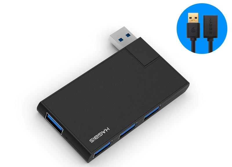 Coolest 180 Degree Rotatable 4-Port USB3.0 Hub