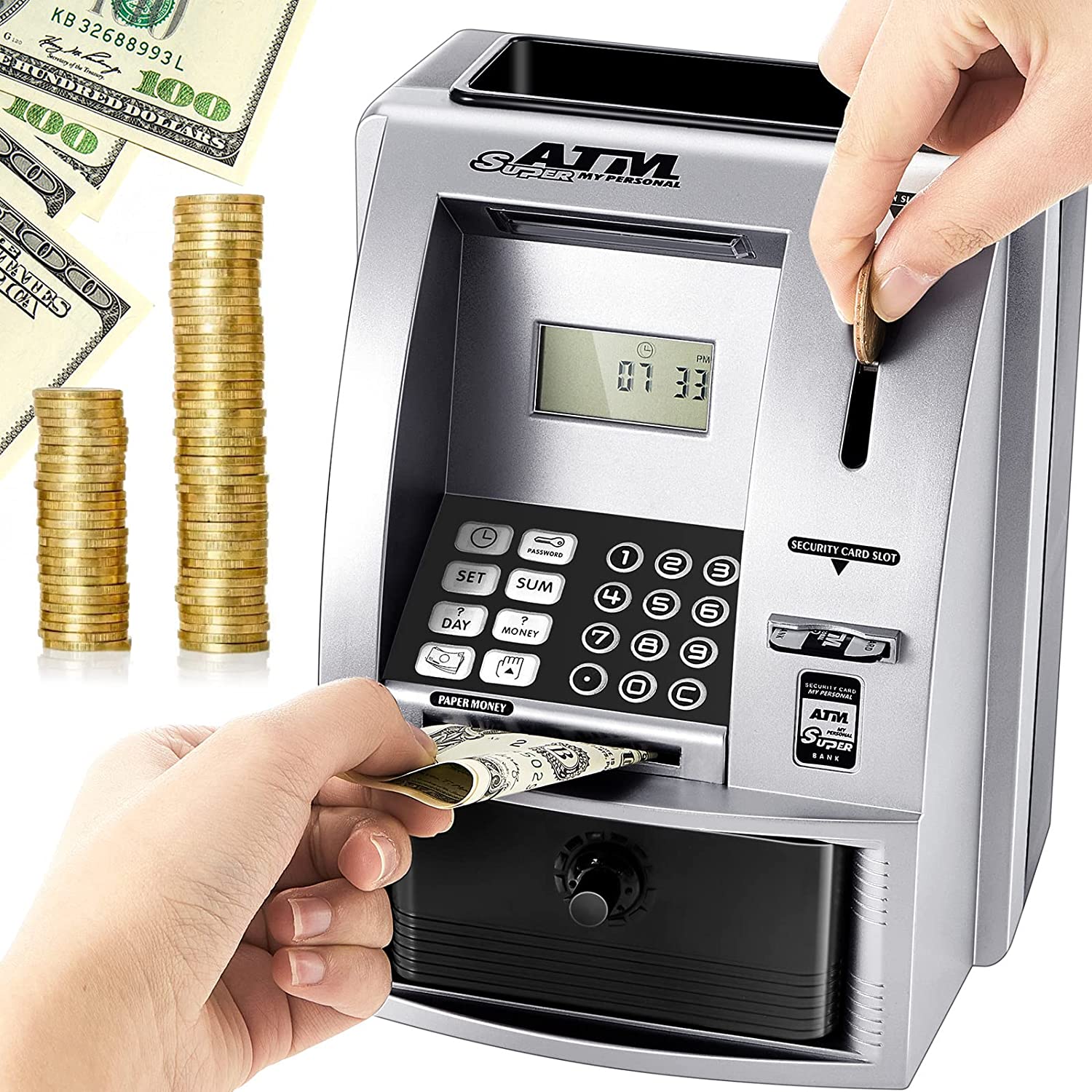 Talking ATM Savings Bank For Kids