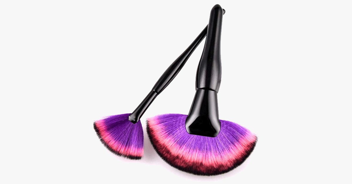 Midnight Rainbow Makeup Brush Set of 22 - Add a Pop of Color to Your Vanity