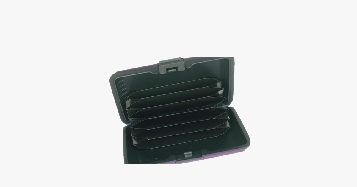 Aluminium Metal Shiny Card Holder - Stylish Travel Wallet - Best Protection Against RFID Scanning