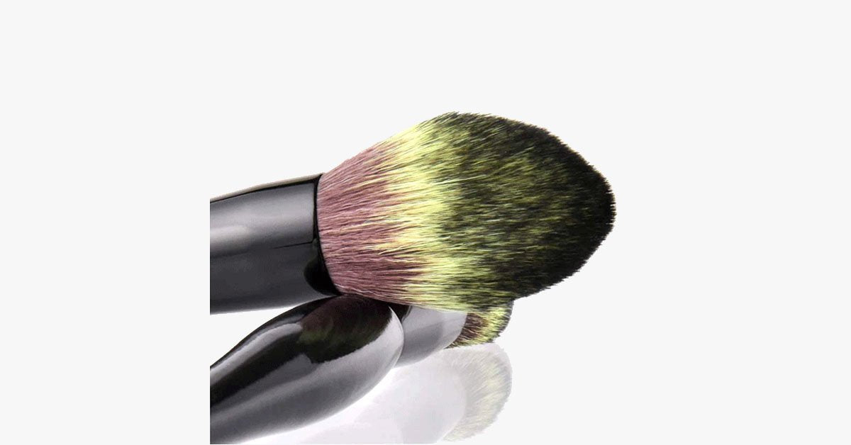 Midnight Rainbow Makeup Brush Set of 22 - Add a Pop of Color to Your Vanity