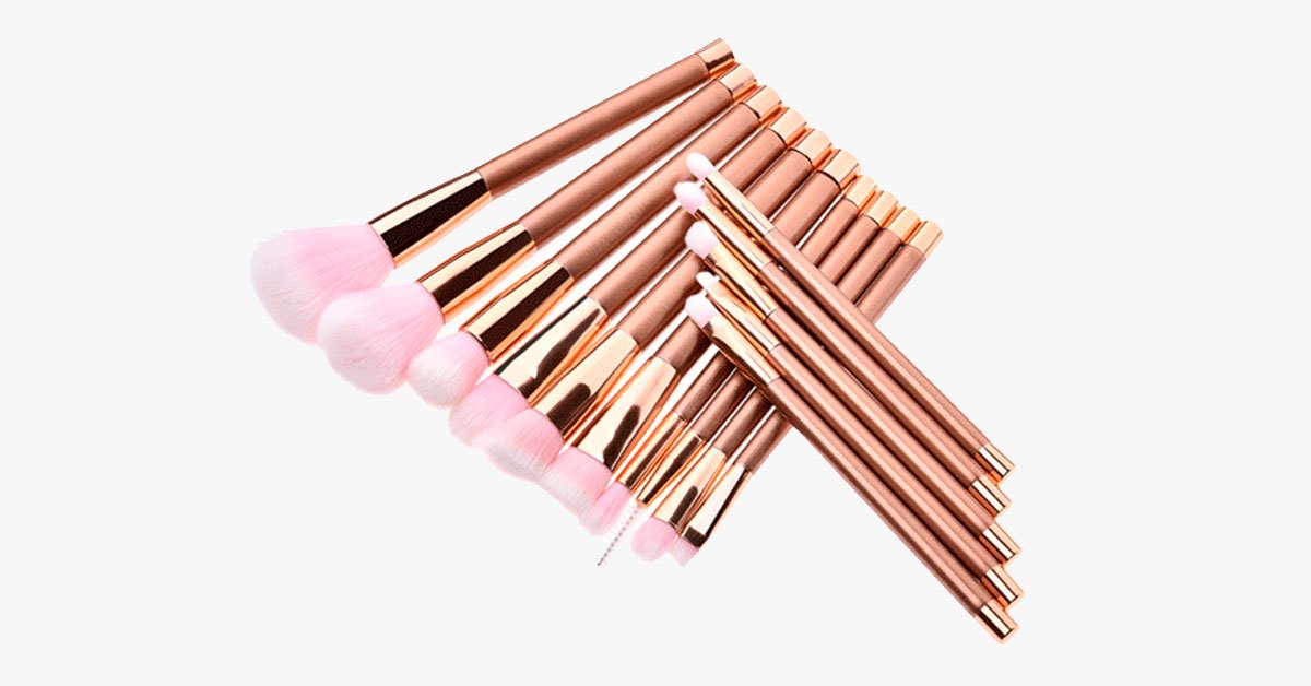 Rose Glamour Brush Set