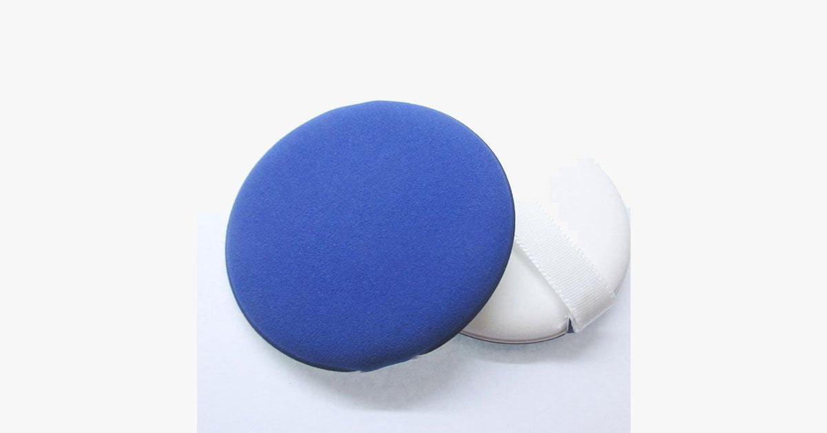 Powder Puff Flat Foundation and Powder Blender- Blend Your Foundation to Perfection