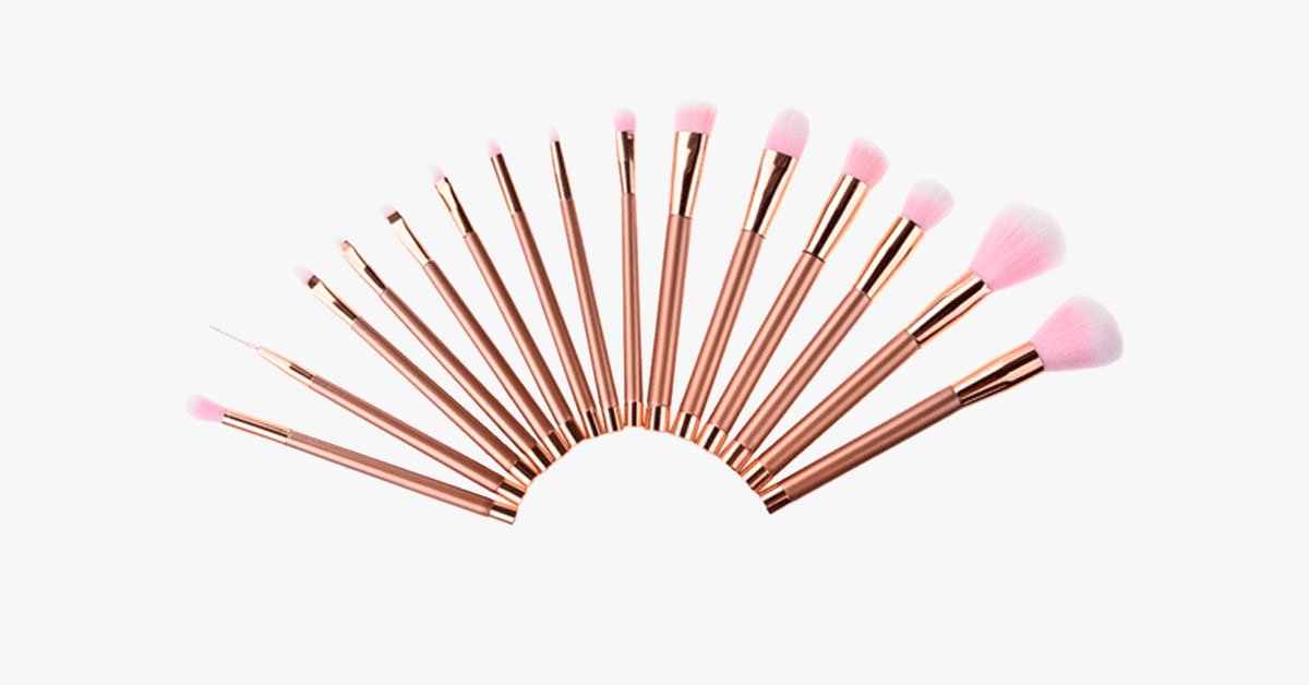 Rose Glamour Brush Set
