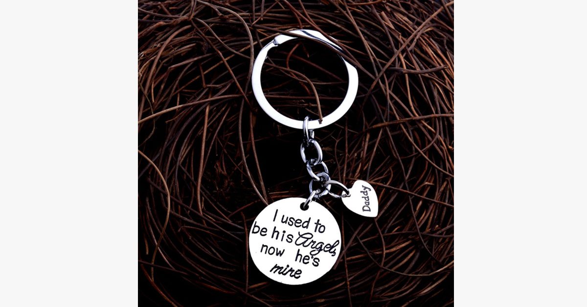 I Used To Be His Angel Keychain