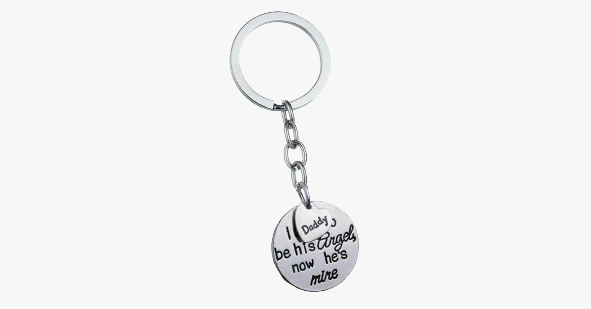I Used To Be His Angel Keychain