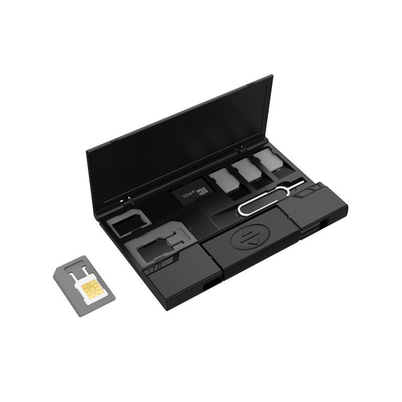 Your Card Bank -- SIM Card Adapter + TF Card Reader + Phone Holder
