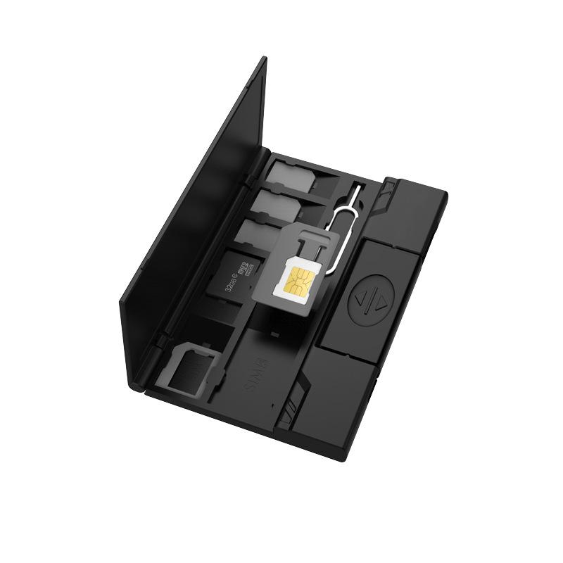 Your Card Bank -- SIM Card Adapter + TF Card Reader + Phone Holder