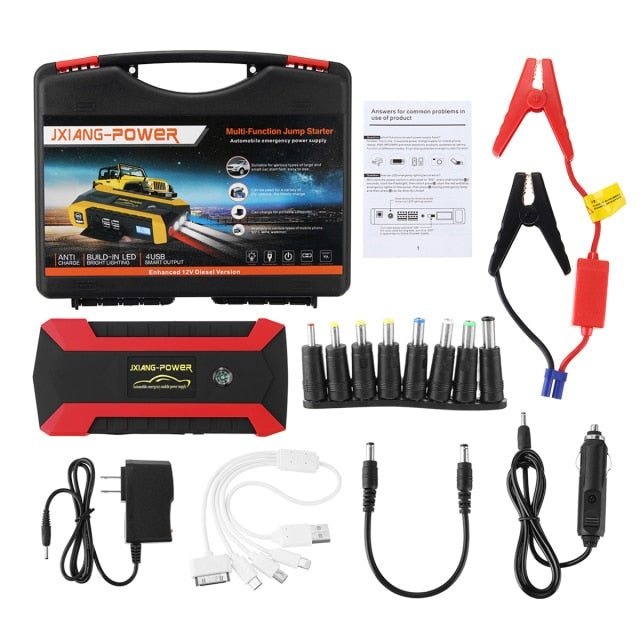 12 V Car Jump Starter Kit - Emergency Booster