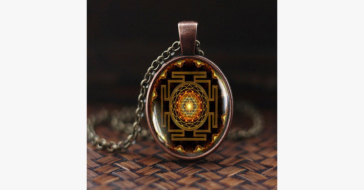 Sri Yantra Pendant Necklace