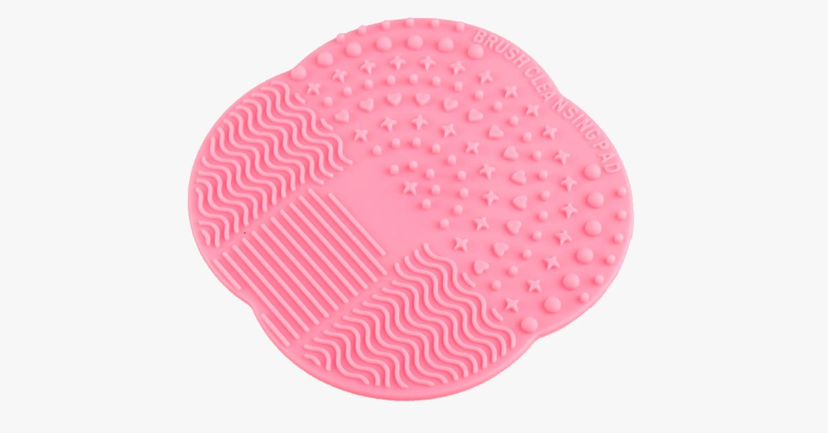 Makeup Brush Cleaner Mat- Keep Your Makeup Brushes Clean, Healthy and Fresh Looking
