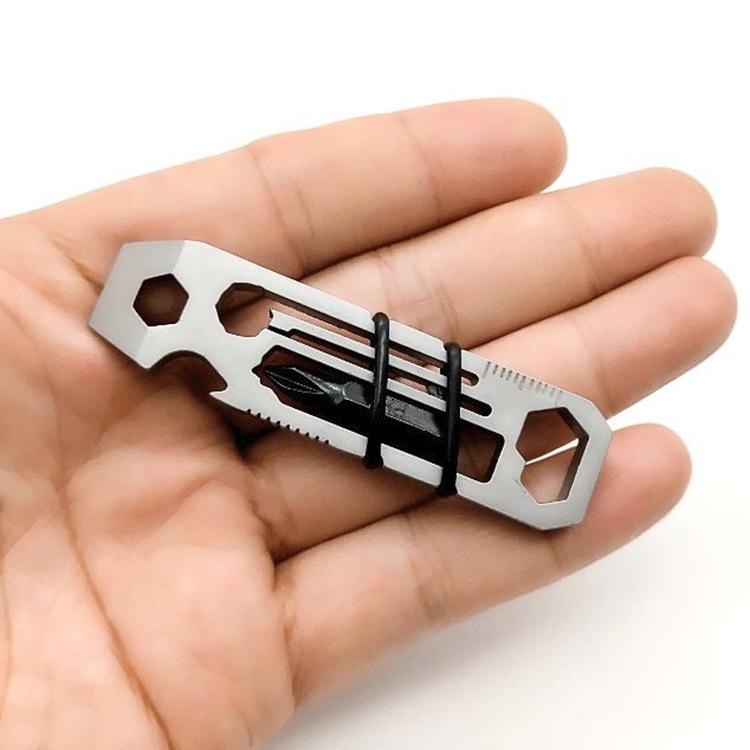 Practical 6-In-1 Stainless Steel Tool For Outdoor, Campaign & Travel